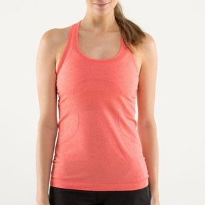 Coral Lululemon Swiftly Tech Tank- original style